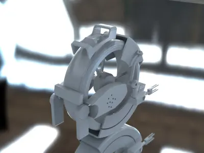 droid turbo scifi mech  3D model