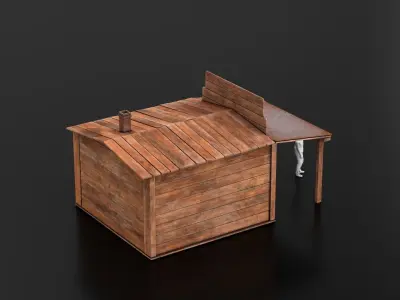 West Wild Home 11 Low-poly 3D model