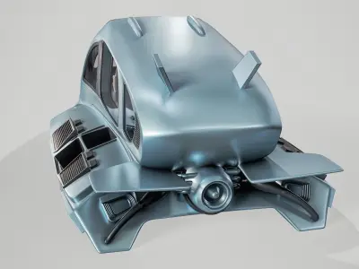 Current Adventure Houseboat 3D model