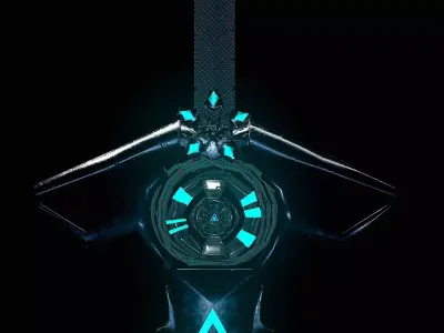 Frozen Arc Low-poly 3D model