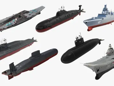  Russian Military Vessels Collection 2 