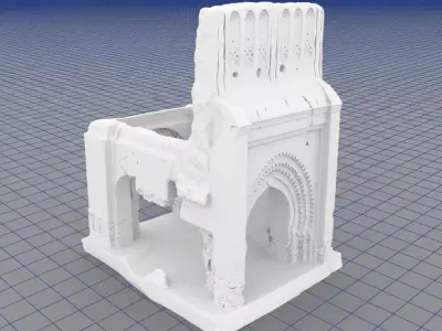 Old Building Moroccan 3D Model Free 3D model