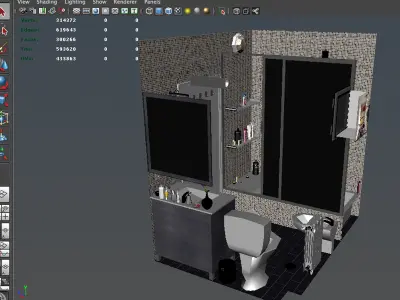 Entire apartment 3D model