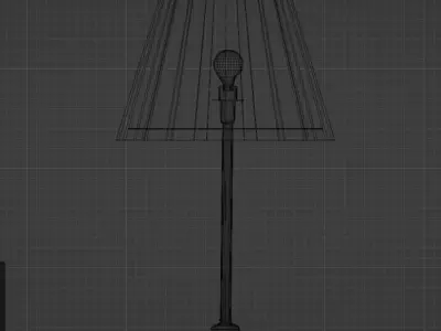 Table lamp 3D model 38