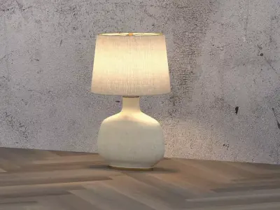 Beton Large Table Lamp 3D Model 3D model