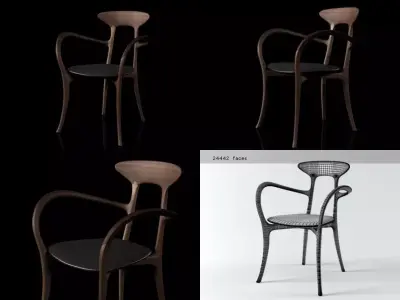 Ma Belle armchair 3D model