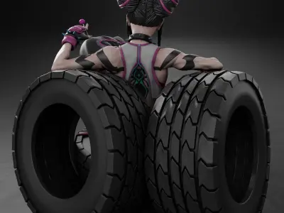Juri - Street Fighter 3D print model