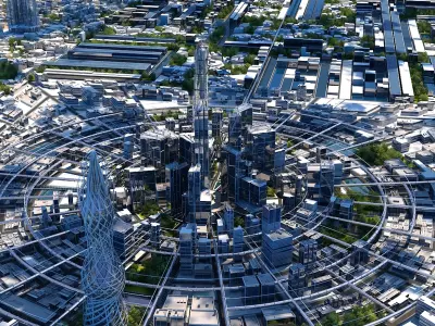 Future City HD 2019 V 2 3D model