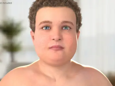  Plus Size Kid Anatomical Body A-Pose 