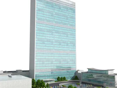United Nation Headquarter  3D model