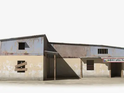 Slum x25 Low-poly 3D model purchase