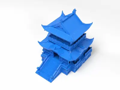 Chinese House 3D print model