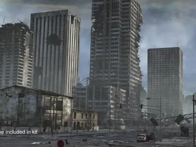  The FALL kit - destroyed city 