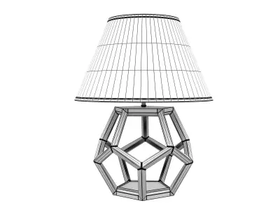 Dustin geometric table lamp 3D model