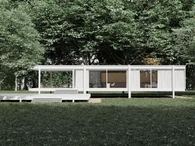 Modern Minimalist  House 3D model