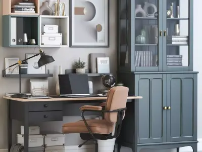 Office workplace 125 3D model