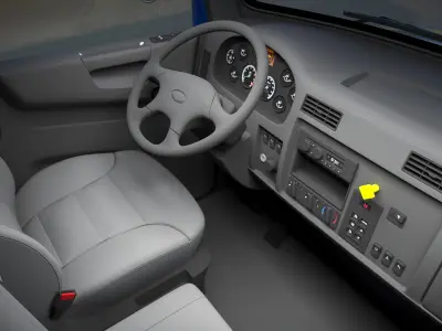  Medium Duty Box Truck 4x2 Blue 