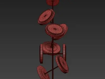 Laroce chandelier 3D model