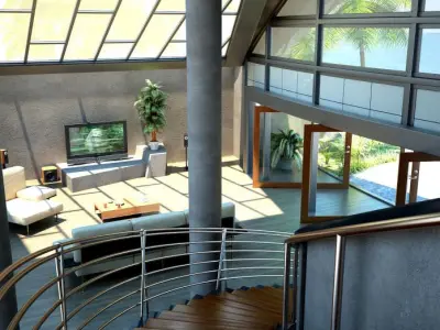 Photorealistic House Interior 3D model buy