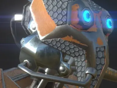 IXARUS SCI-FI 3D MID POLY 3d MODEL Game Ready Low-poly 3D model