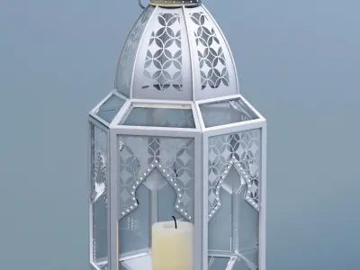 Lantern Moroccan Style Large 3D model