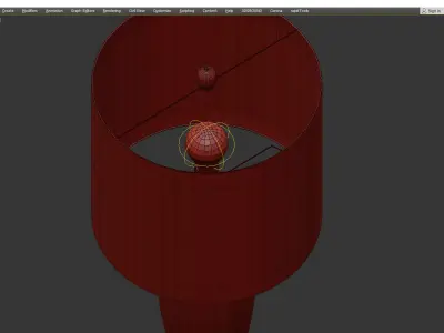 Bolshaw Table Lamp Set of 2 Low-poly 3D model