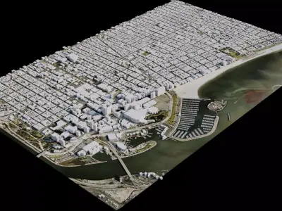 Long Beach - USA 3D model