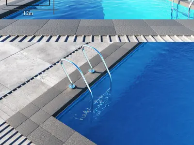 Swimming pool 3D model