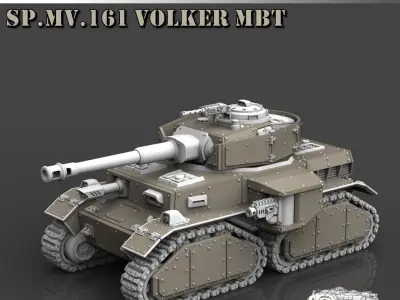 SPMV 161 VOLKER MBT V2 3D print model