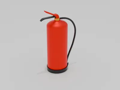 Fire Extinguisher Low-poly 3D model