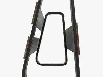 Traffic Barricade 3D model