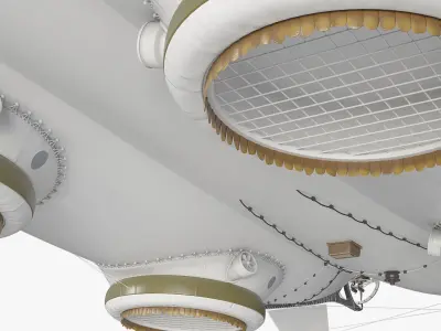  Airship Main Body without Cabin Gray 