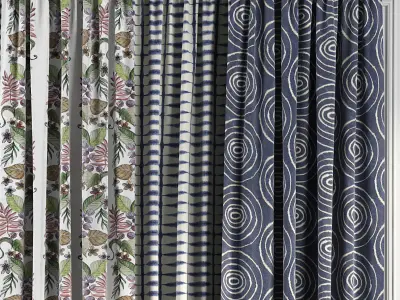 Curtain Set 66 3D model