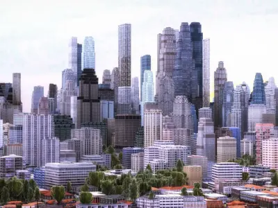 Big City 52 3D model