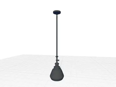 Dupont Light Single Dome Pendant Free 3D model