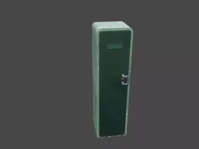 Old Locker Free low-poly 3D model