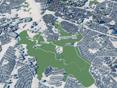 San Juan City Puerto Rico 3D model