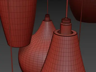 Kuzco Lighting Victoria MP3012 Pendant Light 3D model