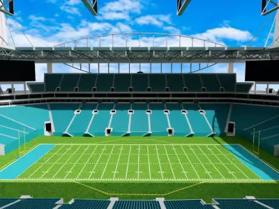 Hard Rock Stadium 3D 3D model