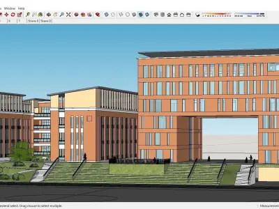 Sketchup School and University 138 3D model