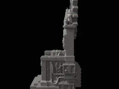 Imperial Throne 3D Printable Miniature 3D print model