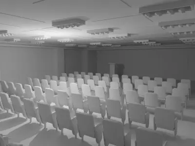  Briefing Press Room No Material 3D model