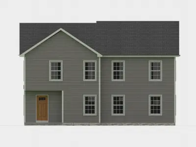 Cape Cod House 6 3D model