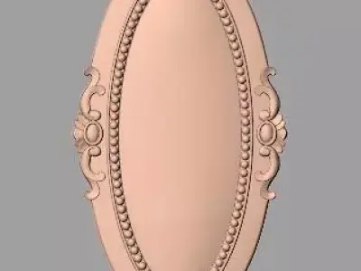Artcam 3D relief STL models for CNC woodworking E135 3D model