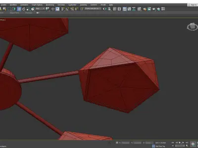 GEOMETRIC CH Low-poly 3D model