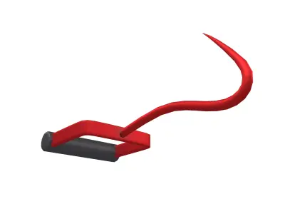 Hay Hook v1 001 Low-poly 3D model