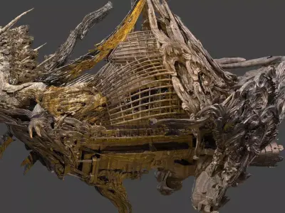 Spanish Dragon Airship 2 3D model