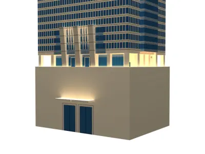DUBAI-SAFARI Low-poly 3D model