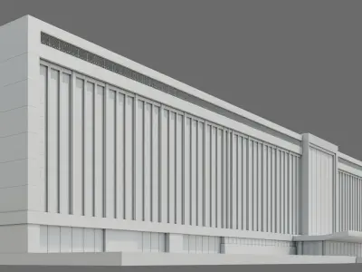 University building ID010 3D model