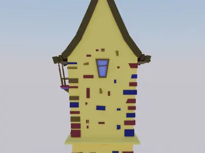 Stylized House 3D model